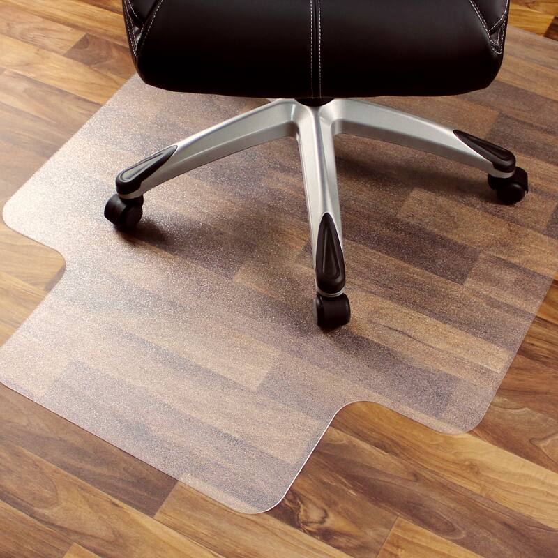 Cleartex® Enhanced Polymer Rectangular with Lip Chair Mat for Hard Floors 36" x 48" On Sale